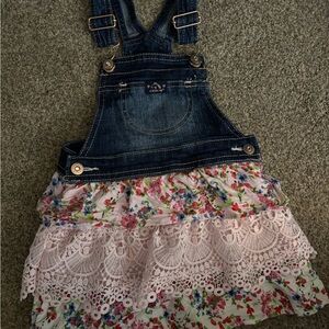 Floral Denim Kids Jumper